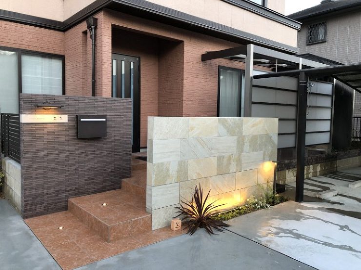 山口市Ｉ様邸　素敵にファサードメイクＵＰ！