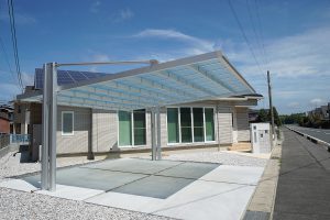 カーポート4G　かっこいい！　宇部市F様邸