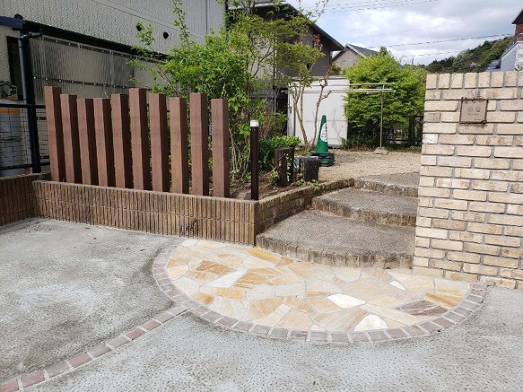 リ・エクステリア工事　進んでいます！宇部...