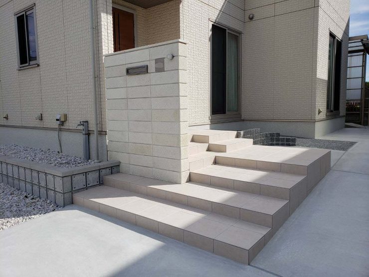 宇部市N様邸　エクステリア工事 　玄関周...