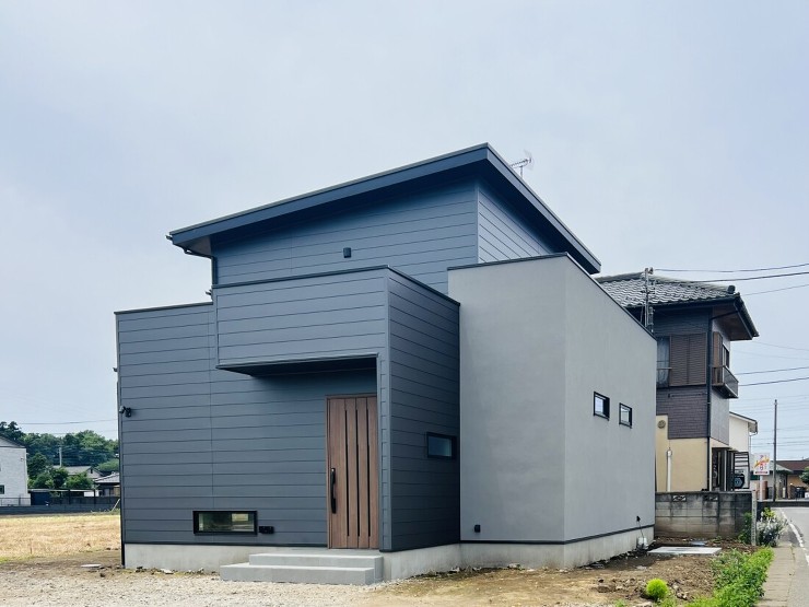 古河市「生活動線を考えた箱型の家」 |高...