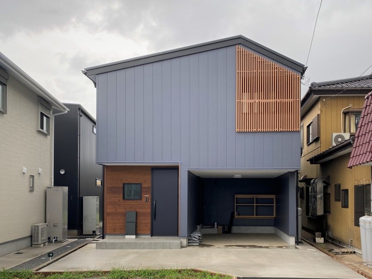 守谷市「猫と暮らす2階リビングのシンプル...