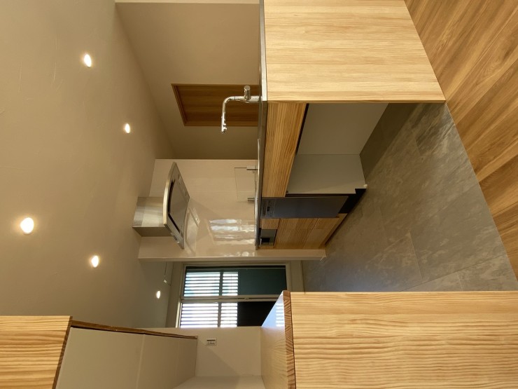 守谷市「猫と暮らす2階リビングのシンプル...