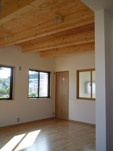 娘世帯の和モダン−稲毛の家−青戸信雄建築...