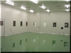 ?潟Gドトク花崎工場（?活ｮ紙工）　内装（クリーンルーム）