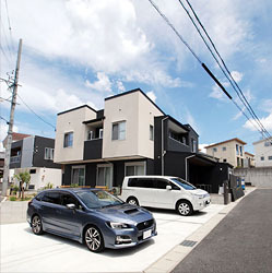 TwinCubeの二世帯住宅