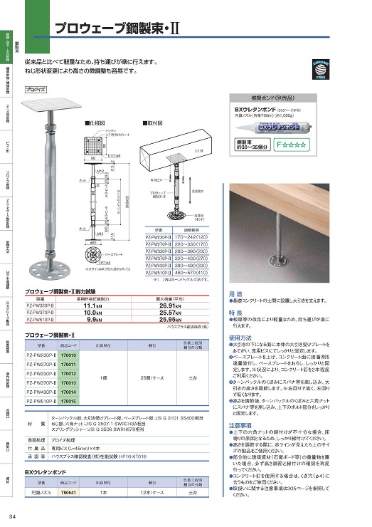 プロウェーブ鋼製束・? - ＢＸカネシン