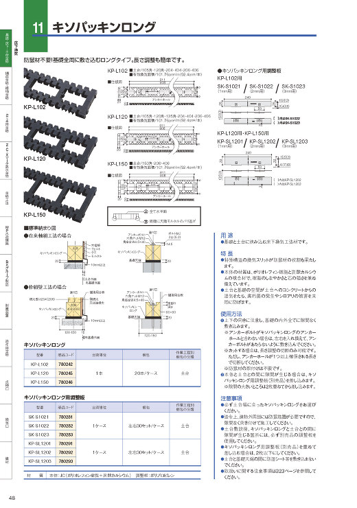 キソパッキンロング - ＢＸカネシン