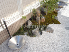 坪庭 立水栓 人工芝