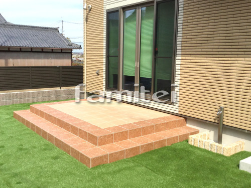 色もたくさん☆タイルデッキの施工例♪ -...