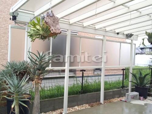 目隠しパネルの外構施工例（現場番号：32...