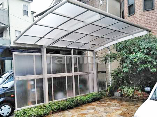 目隠しパネル 取付の外構施工例（現場番号...