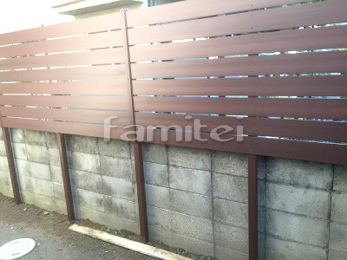 木製調目隠しフェンス塀 FF マイティウ...