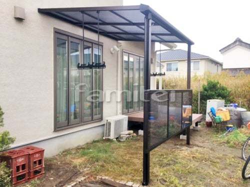 雨除け屋根 フラットテラス屋根 1階用 ...