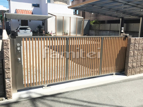 駐車場リフォーム工事の施工例 阪南市 外...