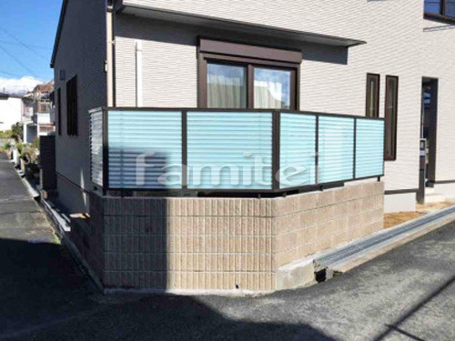 ベーシックオープン外構　施工例　守口市 ...