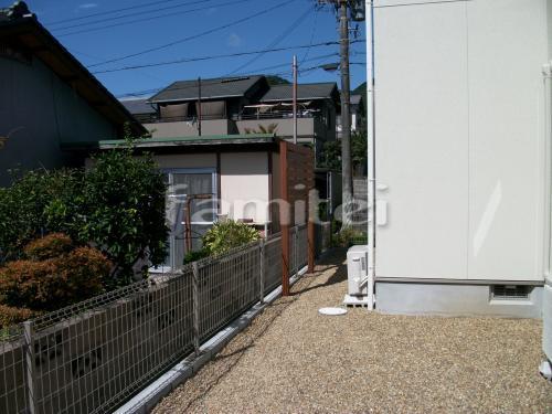 目隠しフェンスの外構施工例（現場番号：1...