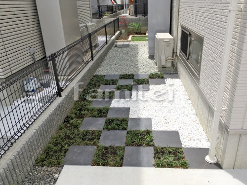 犬走り　施工例　池田市 - ファミリー庭...