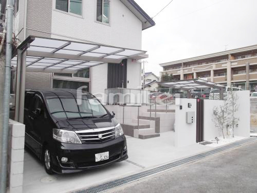 大阪外構　オープン外構　施工例 - ファ...