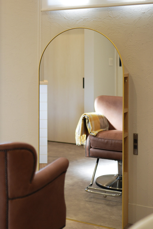 造作鏡 オリジナル鏡　美容室