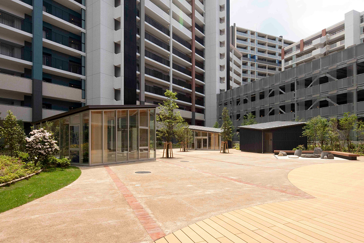 幕張アクアテラス共用棟_CUBE_全景