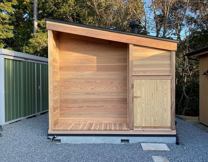 【守衛室やサウナ棟にも】本格木造ユニット...