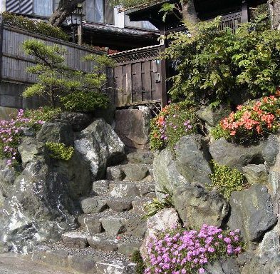 青石の階段