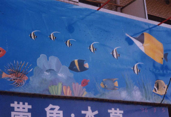 壁画（海中）の施工例