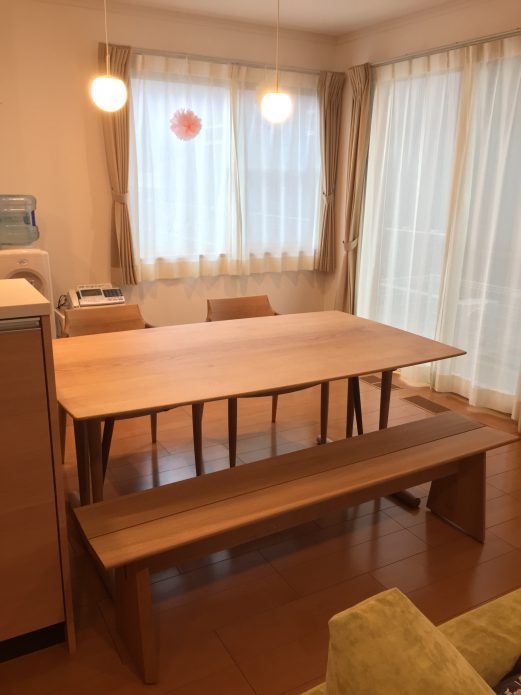日進木工のWHITE WOOD ダイニン...