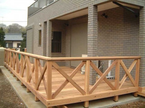 ウッドデッキ施工事例 | ウッドデッキと...