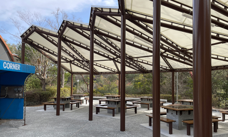 たけべの森公園バーベキューガーデン施設改...