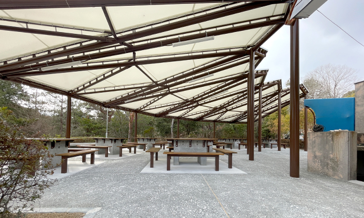 たけべの森公園バーベキューガーデン施設改...