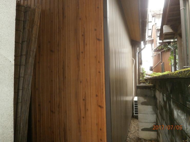 岐阜市野一色　H様邸　外壁トタン工事｜外...