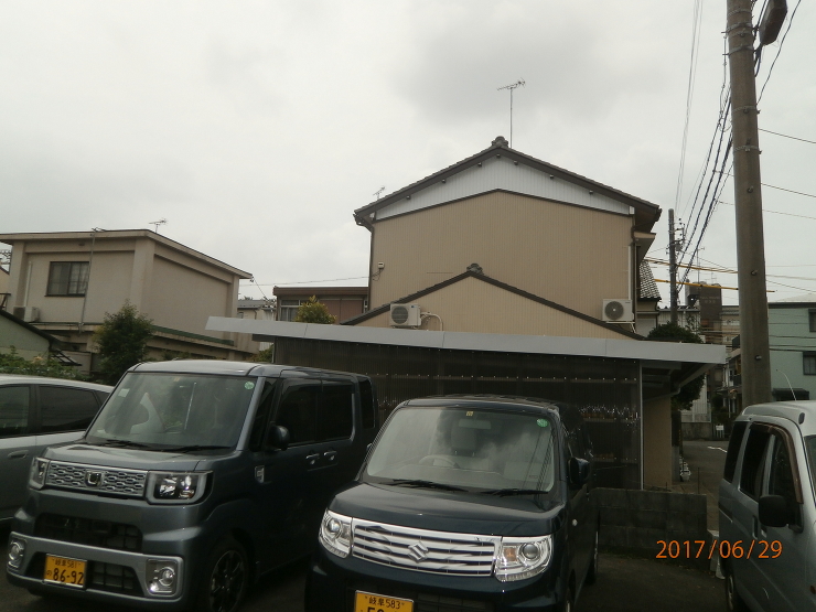 岐阜市加納西丸町　K様邸　外壁塗装工事｜...