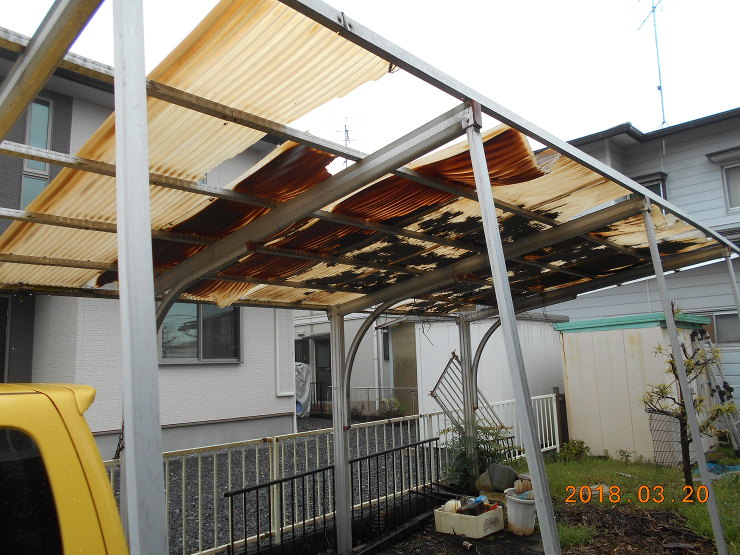 揖斐郡大野町　K様邸　カーポート・テラス...