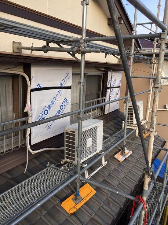 台風による雨漏り復旧工事と雨戸部分工事｜...