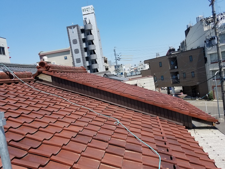 岐阜市大正町　K様邸　屋根水切り工事｜屋...
