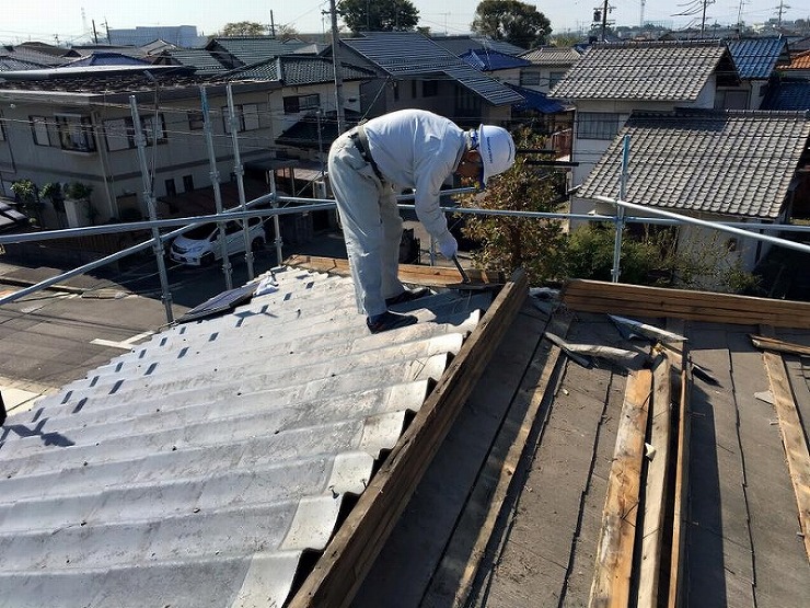 屋根板金カバー｜屋根リフォーム｜愛知県犬...