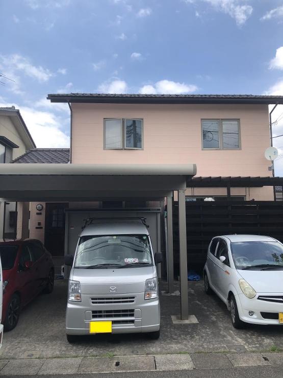 外壁リフォーム│奥様好みのピンクの可愛い...