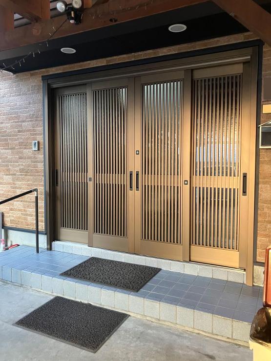 【富山市】隙間風、寒さ対策に特化した玄関扉と内窓のリフォーム
