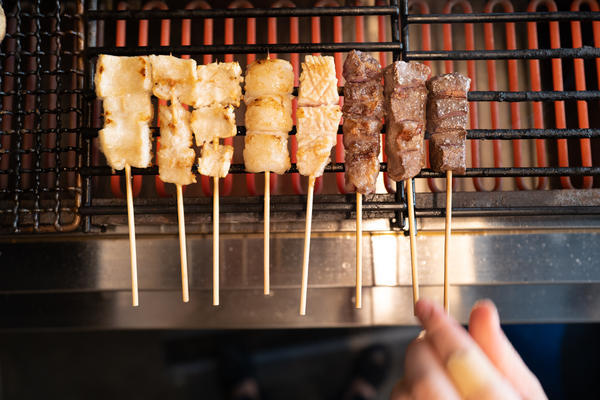 串焼きホルモンみかん