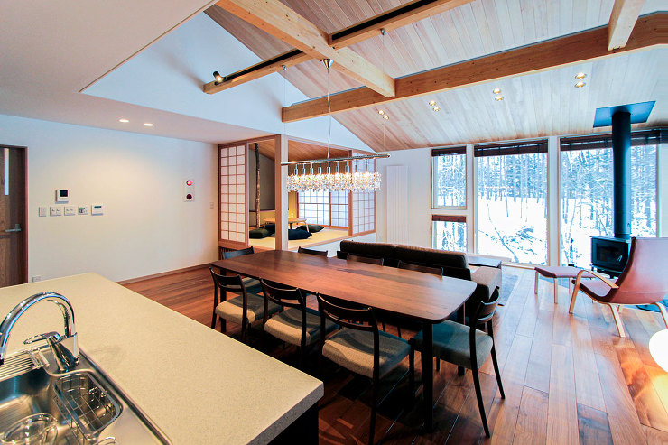 Works＜北海道ニセコ　THE TREES CHALET 11＞写真