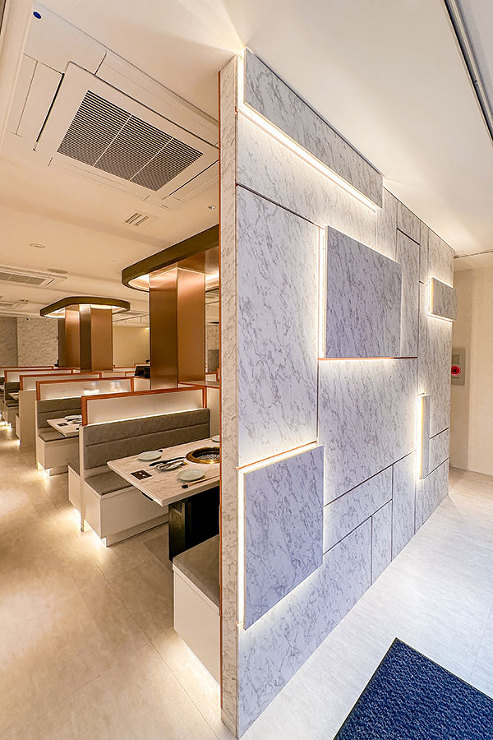 Works＜大阪なんば　築間焼肉 千日前店＞写真