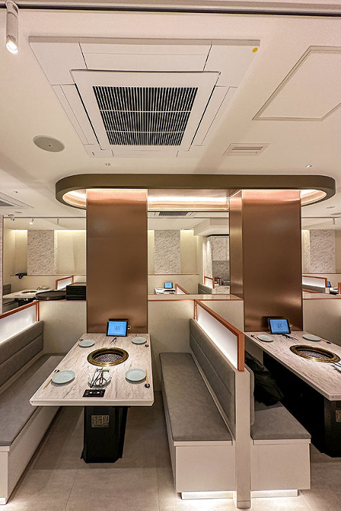 Works＜大阪なんば　築間焼肉 千日前店＞写真