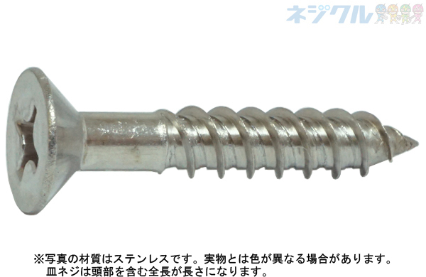 （＋）皿木ねじ（２条（胴細