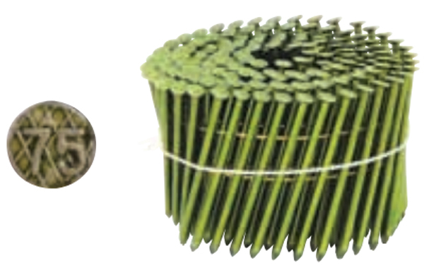 ワイヤ連結デジＮ釘（黄緑