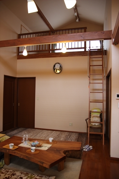 リビングの吹抜け