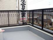 バルコニー鋳物手すりの施工例71　BP08