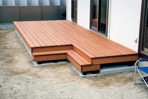 ウッドデッキ・ガーデンデッキ・庭の施工例7