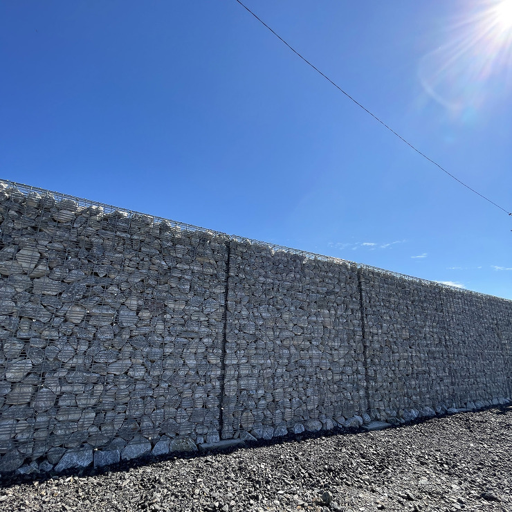 福井県｜フェンスとしてのガビオン活用